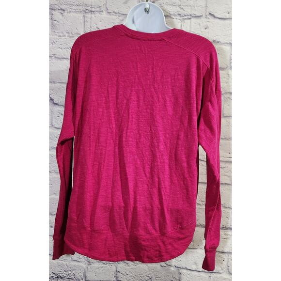 Secret Treasures Fuchsia Embroidered Cuddle All Day Top Small Long Sleeves Soft - Picture 3 of 4